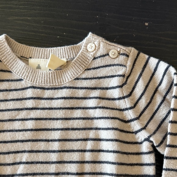 GAP Black and Cream Knit long romper - Picture 4 of 6